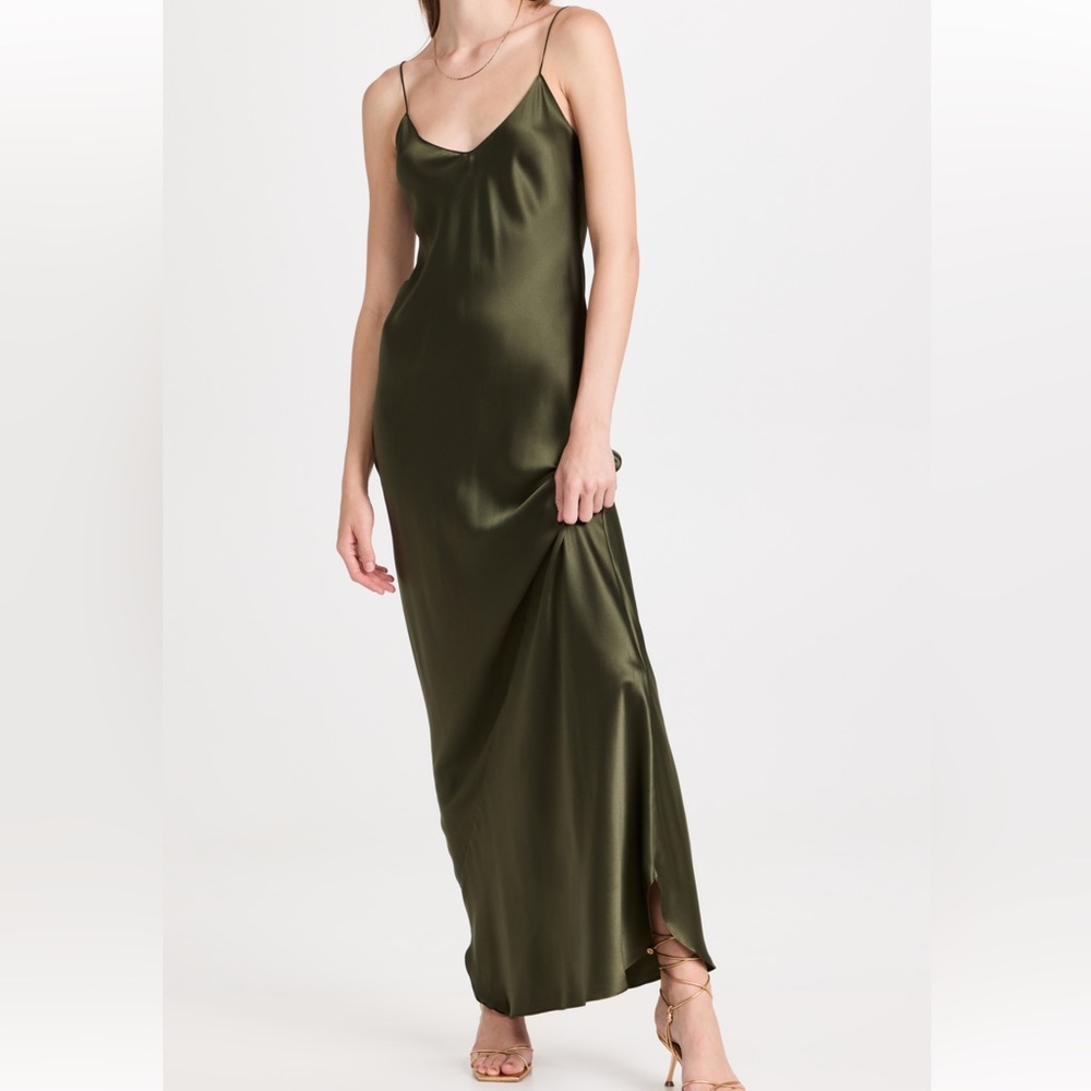 Nili Lotan Cami Gown, Clover, Size Small
